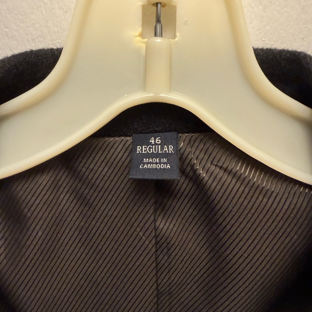 Jos. A. Bank Black Trench Coat